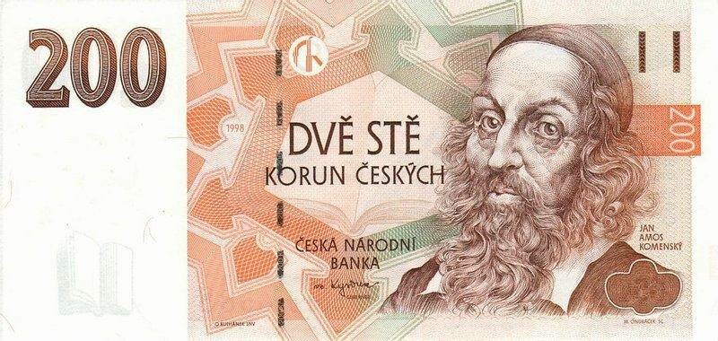 В Чехии валюта называется крона