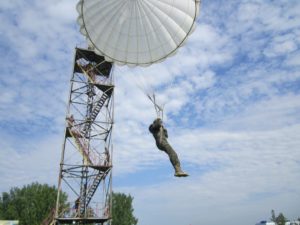 Безопасные прыжки с парашютом без подготовки — как открыть парашютную вышку