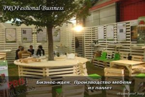 Бизнес на изготовлении мебели из поддонов (паллет)